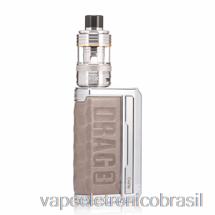 Vape Vaporesso Voopoo Drag 3 177w Starter Kit [tpp-x] Prata Tesouro Limão